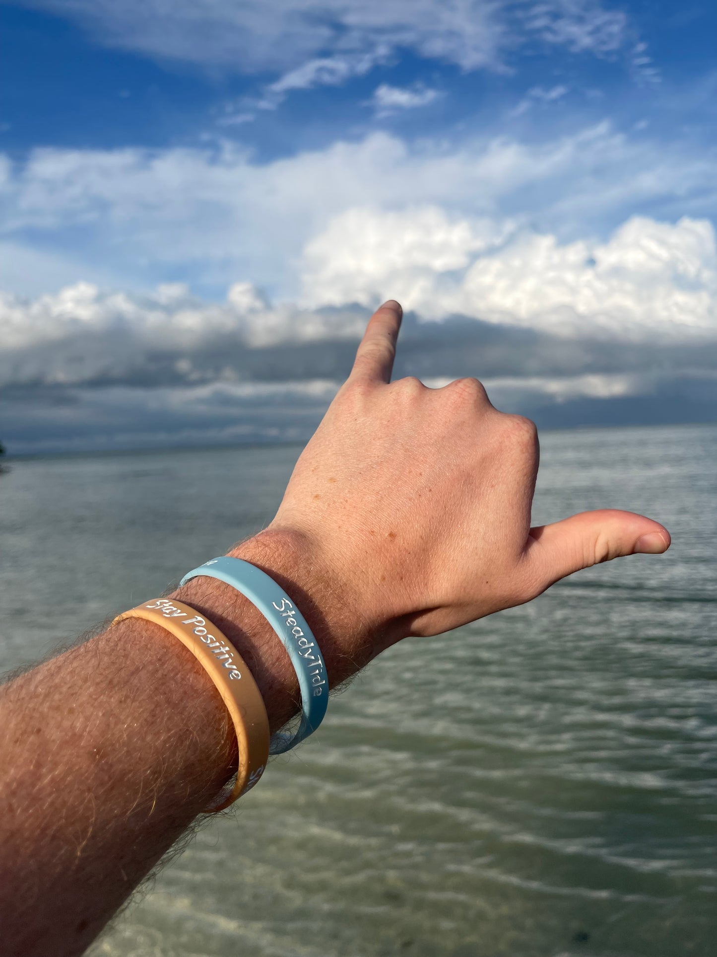 Flo Blue SteadyTide/Obx theme T Shirt And Bracelet