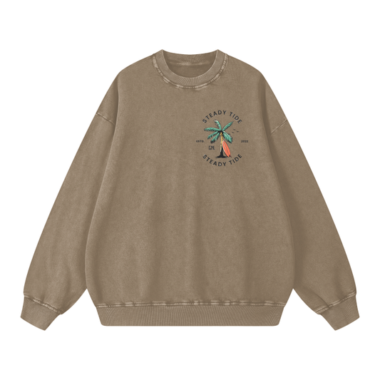 Acid Wash SteadyTide Hybrid OBX Sweater